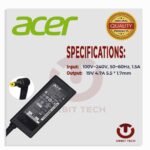 Chargeur ACER 19V 4.7A Connecteur 5.5mm x 1.7mm