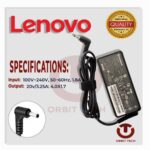 Chargeur LENOVO 20V 3.25A Connecteur 4.0mm x 1.7mm